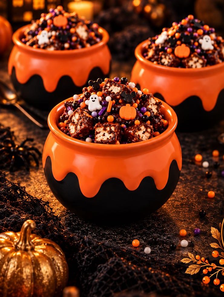 Halloween Brigadeiro Cauldron