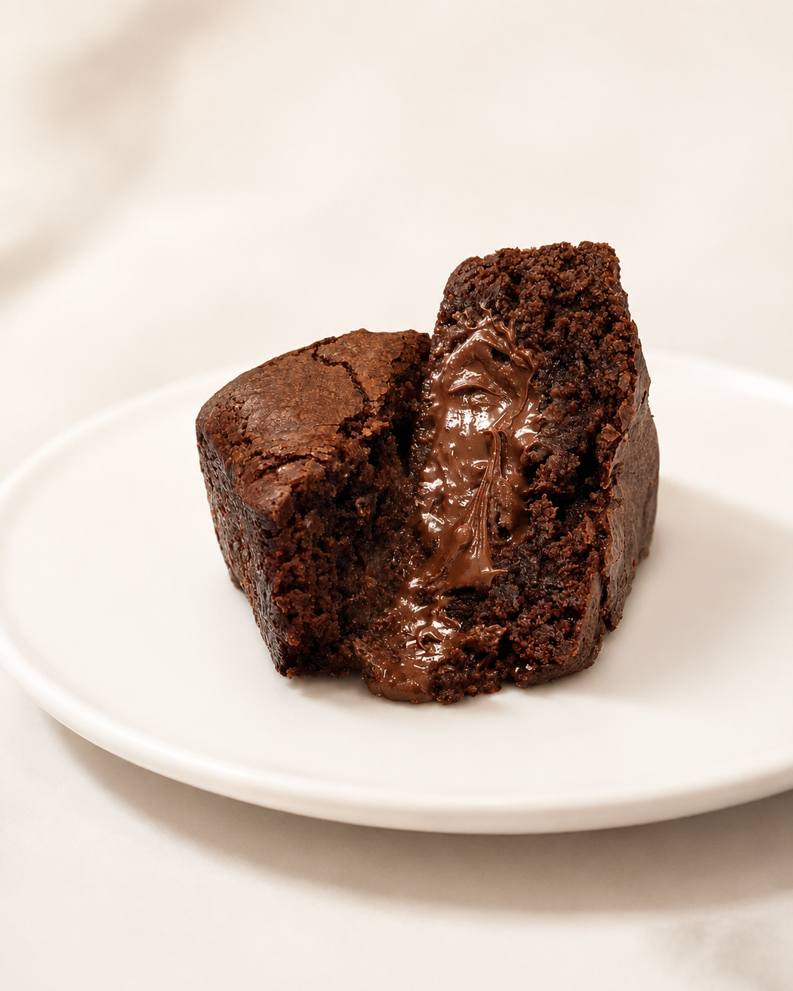 Fudgy chocolate brownies with gold leaf